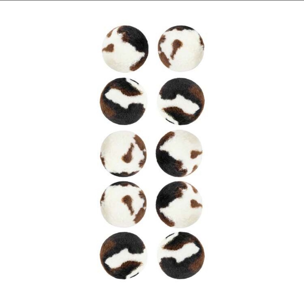 Cow Print Christmas tree ornament